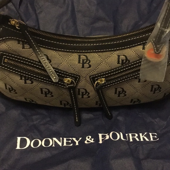 Dooney and Bourk Canvas & Leather Bag - Picture 7 of 8